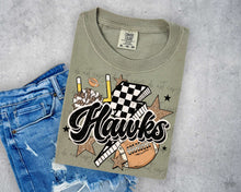 Load image into Gallery viewer, Football Mascot Checker Bolt Gold Stars Dropdown TRANSFER SCAR JULY 25
