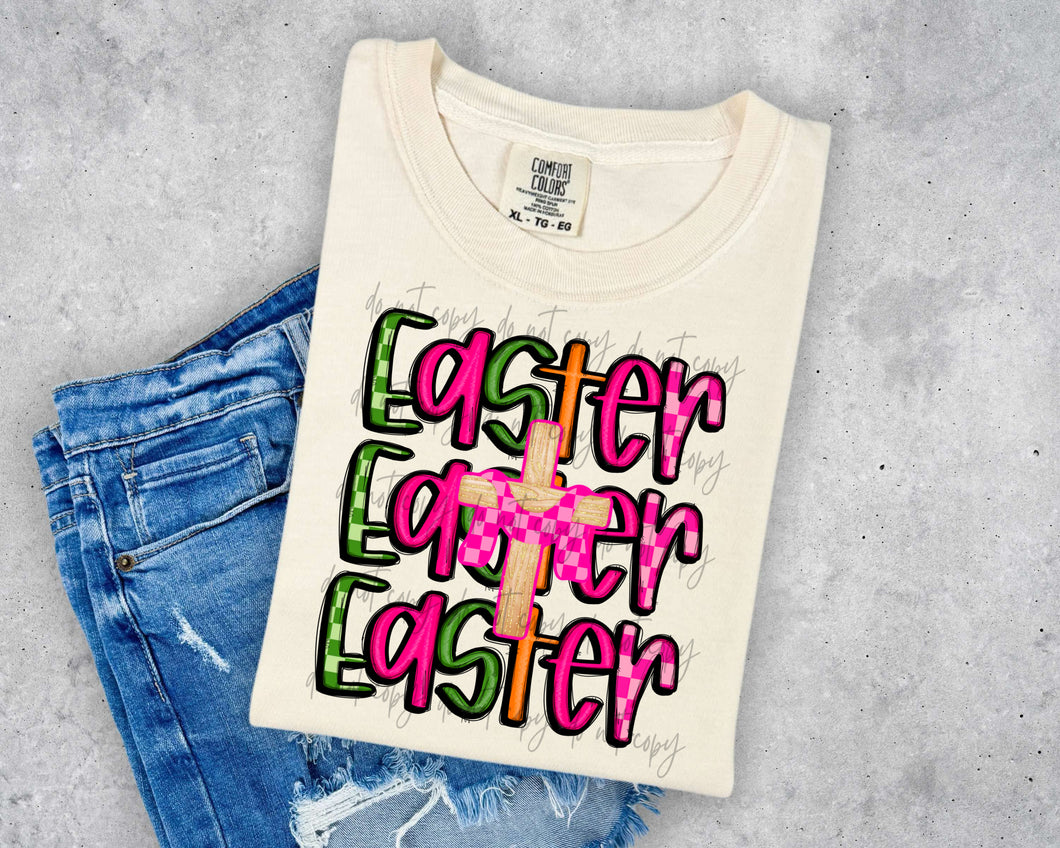 Easter Stacked With Cross TRANSFER JBD JAN/FEB 25