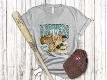 Load image into Gallery viewer, Vintage Baseball Collage Star Eyes Dropdown TRANSFER SAV FEB 25

