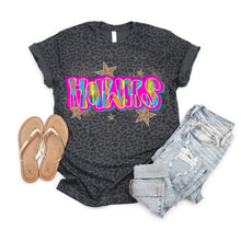 Load image into Gallery viewer, Bright Brushstroke Mascots With Gold Stars Dropdown TRANSFER SCAR JULY 25
