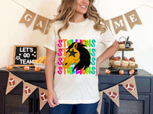 Load image into Gallery viewer, Bright Stacked Mascots Star Eyes DROPDOWN TRANSFER TSC 24
