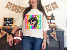 Load image into Gallery viewer, Bright Stacked Mascots Star Eyes DROPDOWN TRANSFER TSC 24
