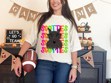 Load image into Gallery viewer, Bright Stacked Mascots Star Eyes DROPDOWN TRANSFER TSC 24
