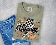 Load image into Gallery viewer, Football Mascot Checker Bolt Gold Stars Dropdown TRANSFER SCAR JULY 25
