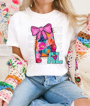 Load image into Gallery viewer, Mixed Paint With Bow States DTF TRANSFER
