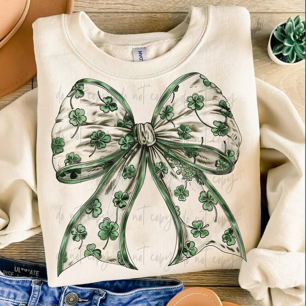 Shamrock Bow TRANSFER