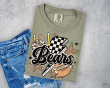 Load image into Gallery viewer, Football Mascot Checker Bolt Gold Stars Dropdown TRANSFER SCAR JULY 25
