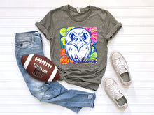 Load image into Gallery viewer, White Groovy Floral Mascots Dropdown TRANSFER SCG MAY
