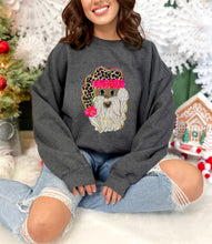 Load image into Gallery viewer, Leopard Santa Hat - Choose Skintone TRANSFER AJD

