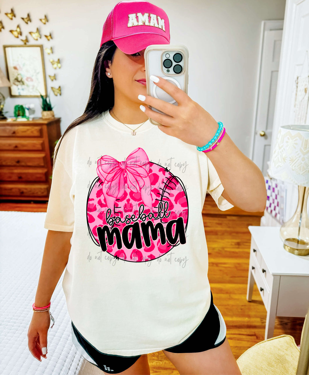 Baseball Mama Pink Leopard TRANSFER JBD JAN/FEB 25