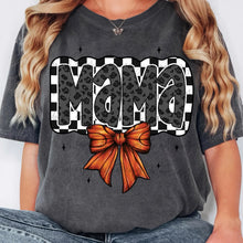 Load image into Gallery viewer, Sports Mama Bow Leopard Checkered DROPDOWN TRANSFER
