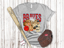 Load image into Gallery viewer, Vintage Baseball Collage Star Eyes Dropdown TRANSFER SAV FEB 25
