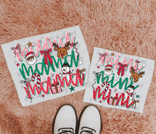Load image into Gallery viewer, Mama or Mini Christmas Stack Skintone Dropdown TRANSFER SCAR JULY 25
