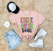 Load image into Gallery viewer, Bright Checker Star School Occupation Dropdown TRANSFER ARA
