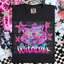 Load image into Gallery viewer, Preppy Glitter Star Eye Mascot Dropdown Pink &amp; Blue TRANSFER

