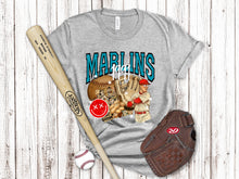 Load image into Gallery viewer, Vintage Baseball Collage Star Eyes Dropdown TRANSFER SAV FEB 25
