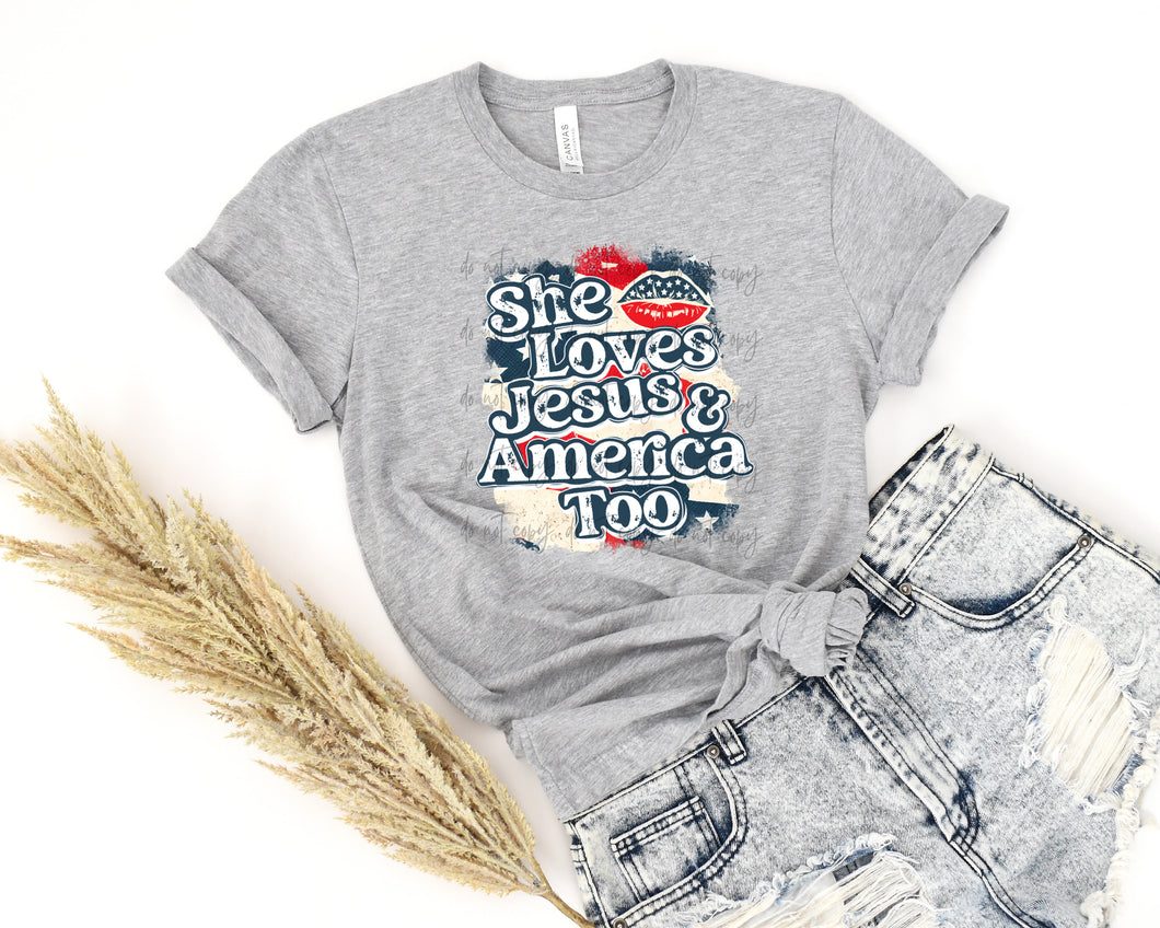 She Loves Jesus And America Too TRANSFER