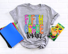 Load image into Gallery viewer, Bright Checker School Occupations Dropdown TRANSFER ARA MAY 25
