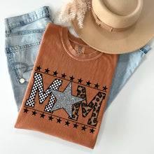 Load image into Gallery viewer, Mom Checker Leopard With Star Color Dropdown TRANSFER SCAR NOV 25
