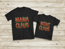 Load image into Gallery viewer, Family Claus Green And Red Faux Embroidery Sequin (DROP DOWN) TRANSFER
