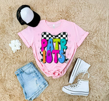 Load image into Gallery viewer, Bright Checker Bow Mascots DROPDOWN TRANSFER ARA JUNE 25
