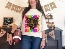 Load image into Gallery viewer, Bright Stacked Mascots Star Eyes DROPDOWN TRANSFER TSC 24
