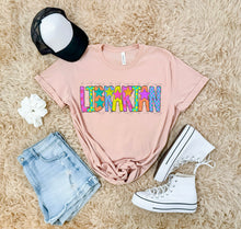 Load image into Gallery viewer, Bright Checker Star School Occupation Dropdown TRANSFER ARA
