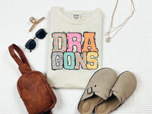 Load image into Gallery viewer, Pastel Stroke Varsity Mascots DROPDOWN TRANSFER BBD
