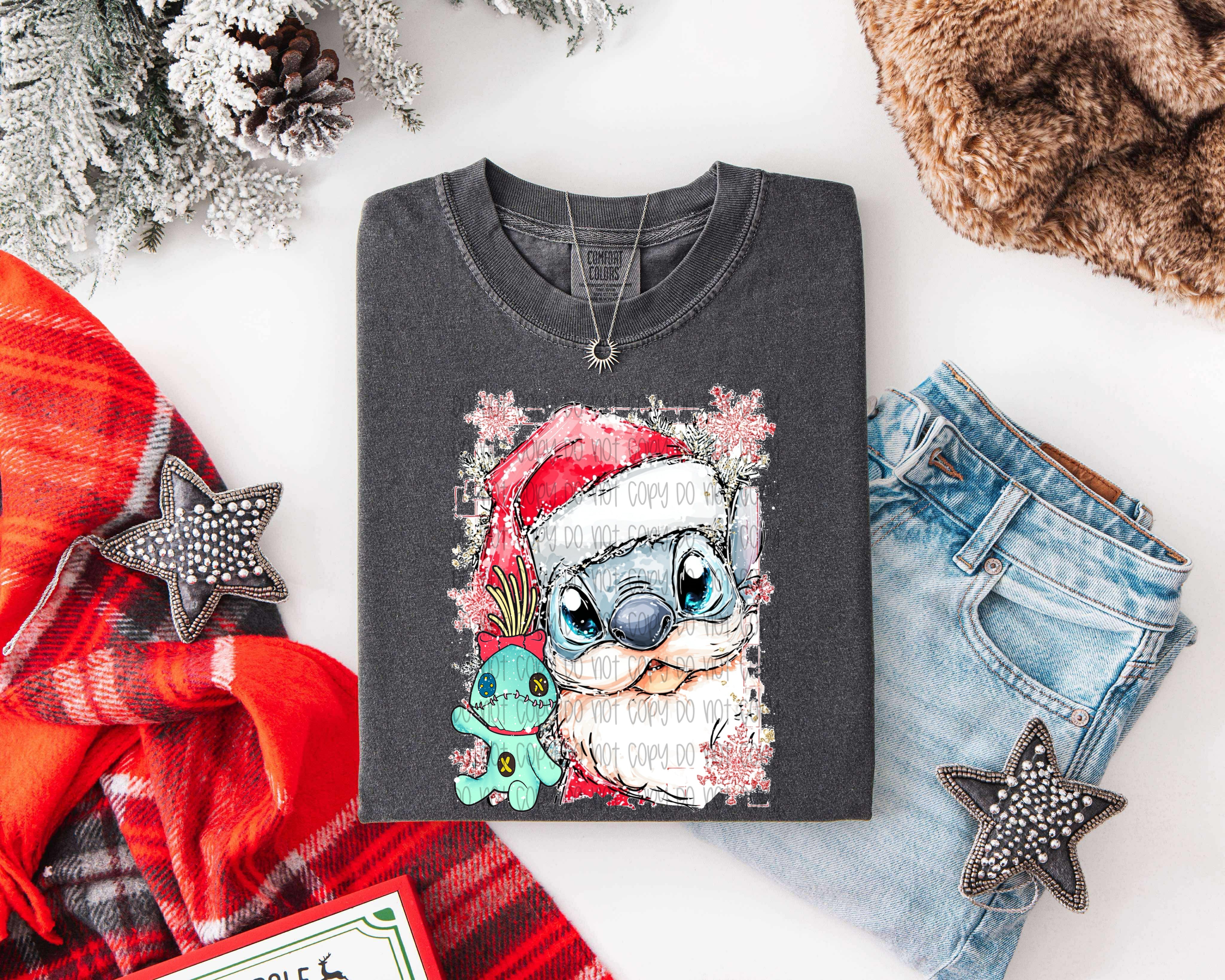 Santa St_tch Snowflake TRANSFER SSD NOV 25 – Sassy Sublimation & Screen ...