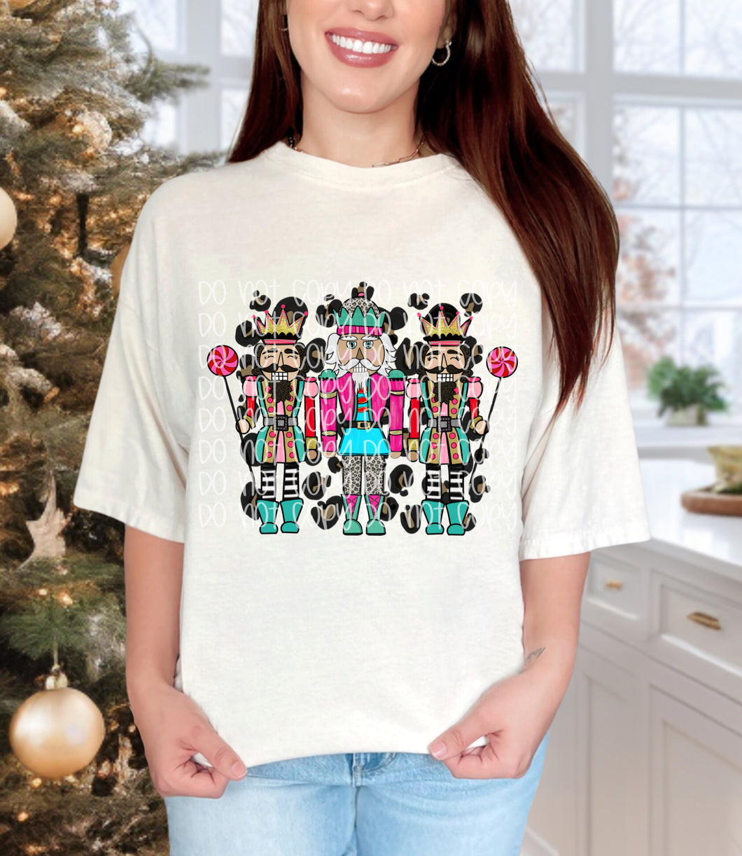 Leopard Nutcracker Trio - Choose Skintone TRANSFER AJD