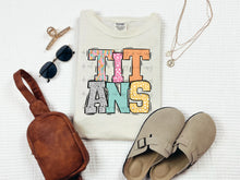 Load image into Gallery viewer, Pastel Stroke Varsity Mascots DROPDOWN TRANSFER BBD
