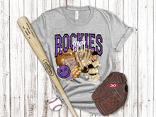 Load image into Gallery viewer, Vintage Baseball Collage Star Eyes Dropdown TRANSFER SAV FEB 25
