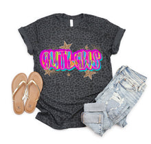 Load image into Gallery viewer, Bright Brushstroke Mascots With Gold Stars Dropdown TRANSFER SCAR JULY 25
