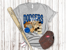 Load image into Gallery viewer, Vintage Baseball Collage Star Eyes Dropdown TRANSFER SAV FEB 25
