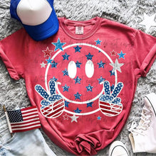 Load image into Gallery viewer, Peace Happy Stars TRANSFER
