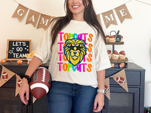 Load image into Gallery viewer, Bright Stacked Mascots Star Eyes DROPDOWN TRANSFER TSC 24
