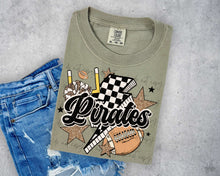 Load image into Gallery viewer, Football Mascot Checker Bolt Gold Stars Dropdown TRANSFER SCAR JULY 25
