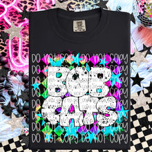 Load image into Gallery viewer, Colorful Checkered Mascot Stars Distressed Dropdown TRANSFER
