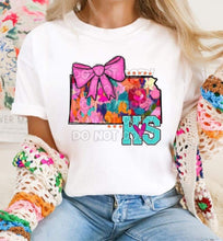 Load image into Gallery viewer, Mixed Paint With Bow States DTF TRANSFER
