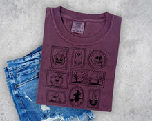 Load image into Gallery viewer, Halloween Stamp Collage Color Dropdown TRANSFER SCAR AUG 25
