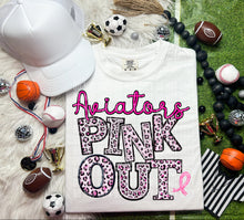 Load image into Gallery viewer, Pink Out Leopard Mascot DROPDOWN TRANSFER CAP
