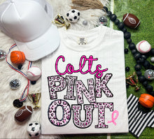 Load image into Gallery viewer, Pink Out Leopard Mascot DROPDOWN TRANSFER CAP
