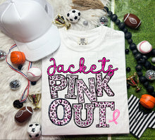 Load image into Gallery viewer, Pink Out Leopard Mascot DROPDOWN TRANSFER CAP
