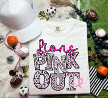 Load image into Gallery viewer, Pink Out Leopard Mascot DROPDOWN TRANSFER CAP
