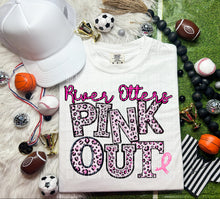 Load image into Gallery viewer, Pink Out Leopard Mascot DROPDOWN TRANSFER CAP

