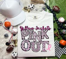 Load image into Gallery viewer, Pink Out Leopard Mascot DROPDOWN TRANSFER CAP
