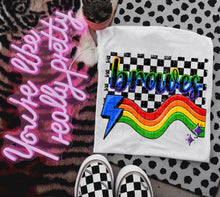 Load image into Gallery viewer, Rainbow Bright Striped Mascots DROPDOWN TRANSFER CAP
