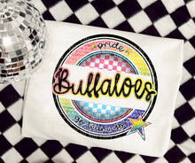 Load image into Gallery viewer, Pride Go Team Go Rainbow Checkered Mascots DROPDOWN TRANSFER CAP
