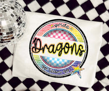 Load image into Gallery viewer, Pride Go Team Go Rainbow Checkered Mascots DROPDOWN TRANSFER CAP
