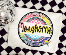Load image into Gallery viewer, Pride Go Team Go Rainbow Checkered Mascots DROPDOWN TRANSFER CAP
